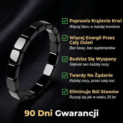 Bransoletka z Hematytu Elykso™ - Przywróć Testosteron, Libido i Energię Poranną
